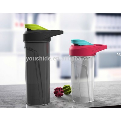 New Products Sport Gym Shaker Bottle OEM Bpa Free Plastic With Ball